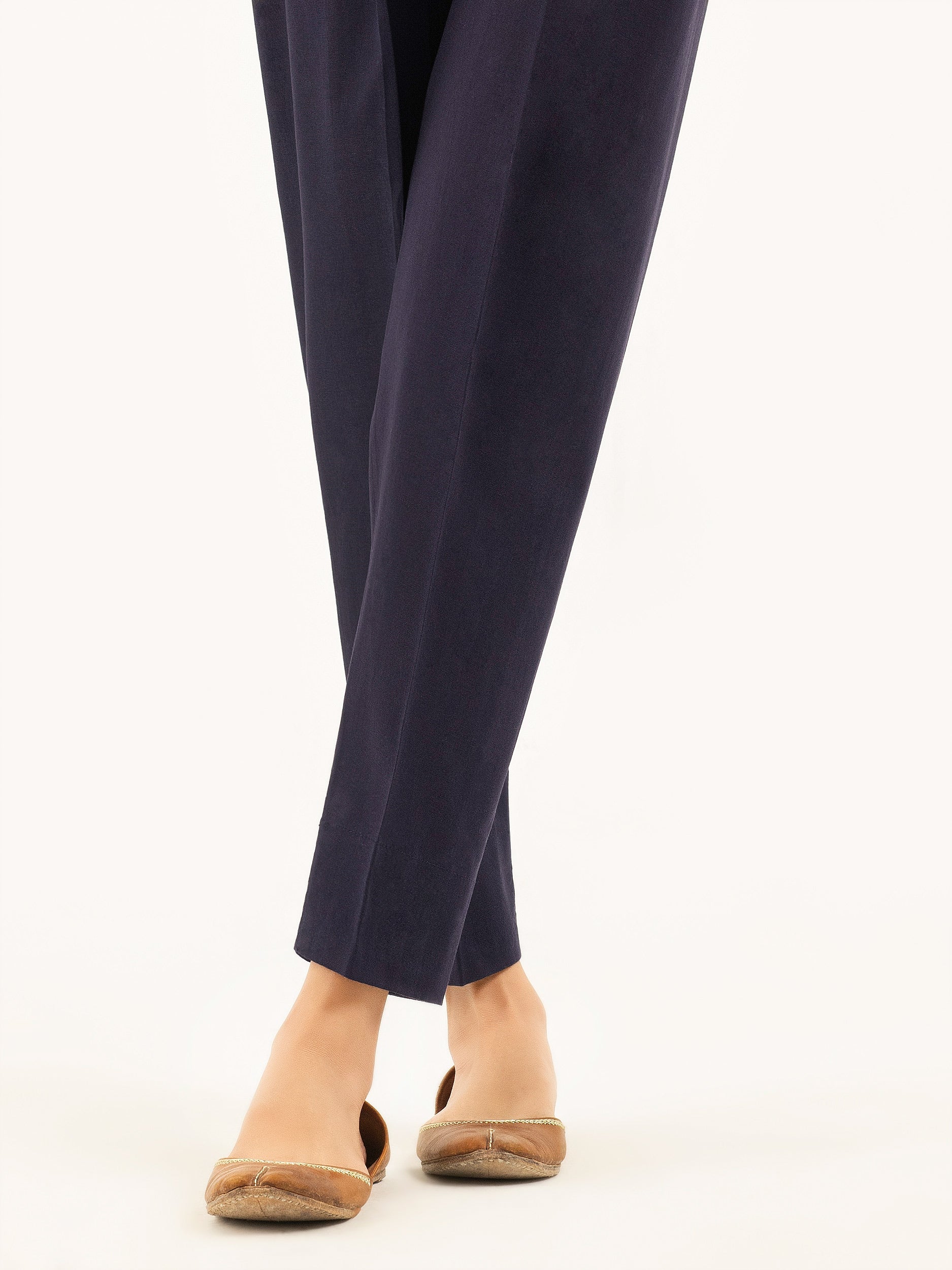 Dyed Khaddar Trousers(Pret)