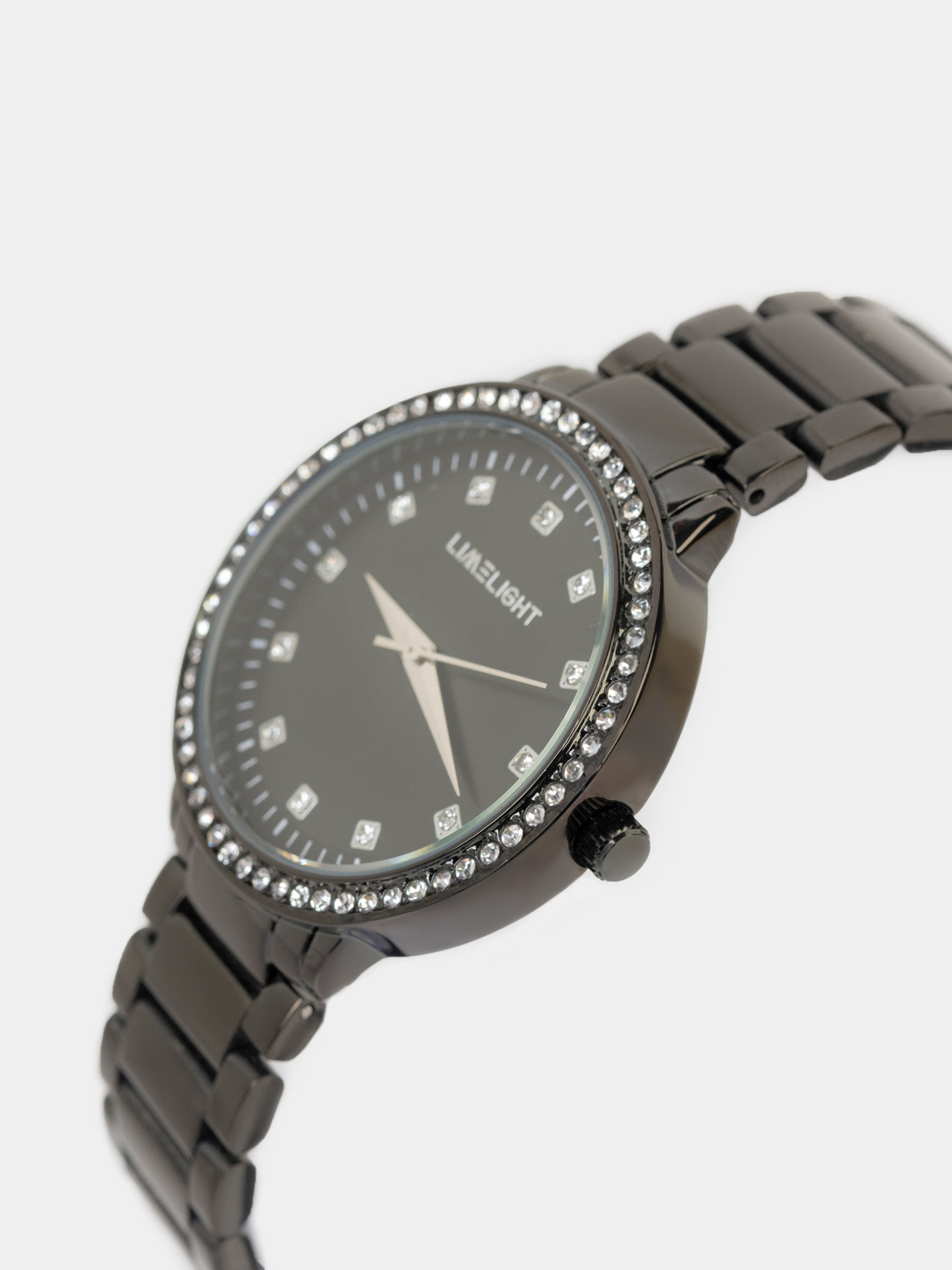 Crystal-Studded Watch