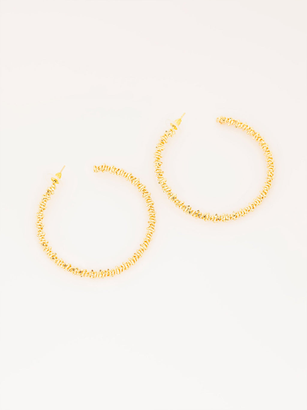 Beaded Hoop Earrings