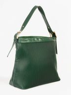 Textured Pleated Tote Bag