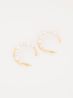 Pearl Hoop Earrings