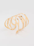 Wavy Cage Cuff Bracelet