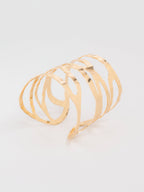Wavy Cage Cuff Bracelet