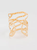 Wavy Cage Cuff Bracelet