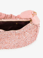 Sequin Hobo Handbag