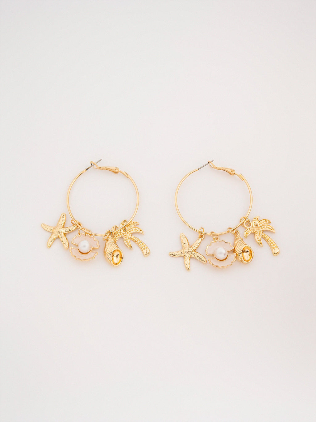 Sea Charm Hoops
