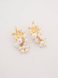Pearl Cluster Earrings