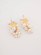 Pearl Cluster Earrings