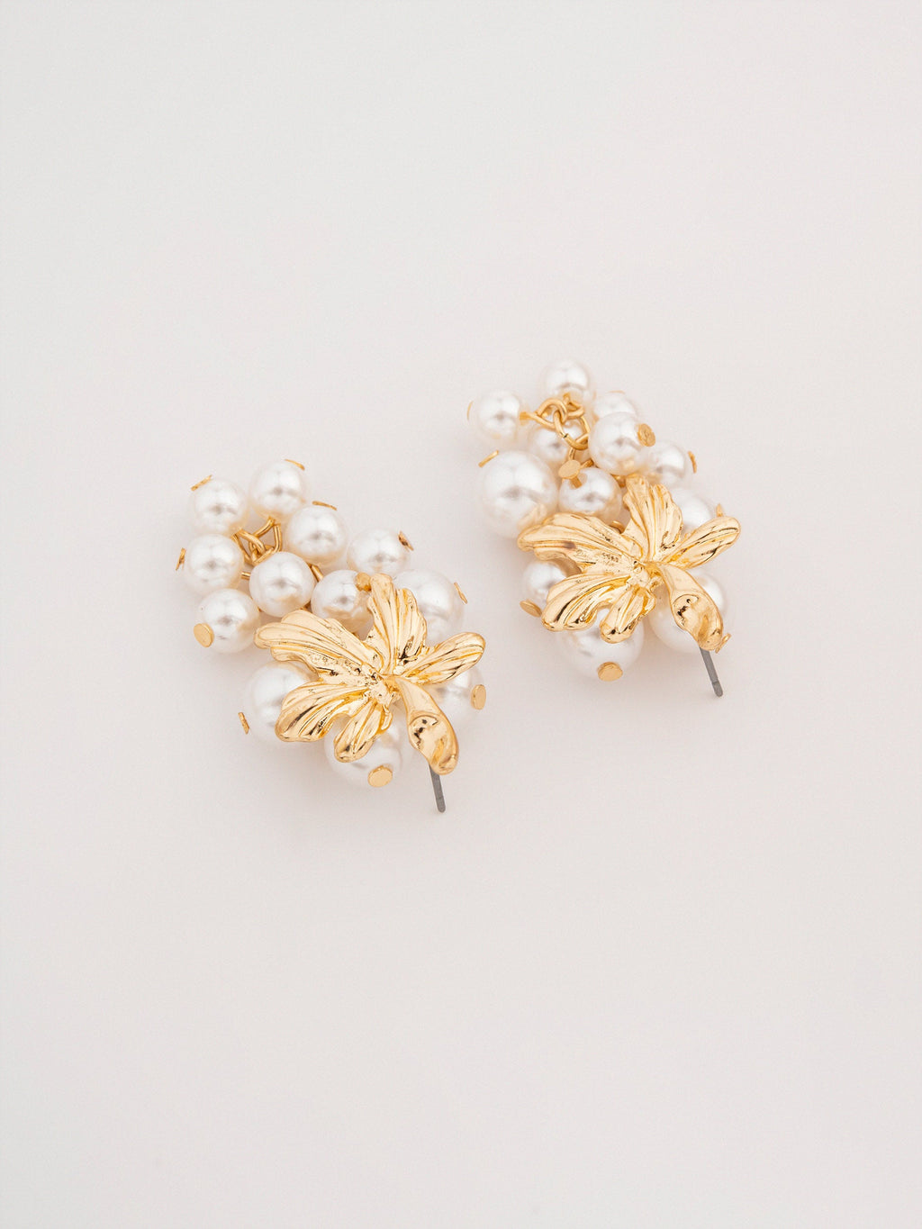 Pearl Cluster Earrings
