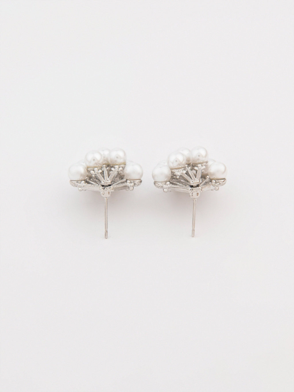 Pearl Cluster Earrings