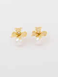 Floral Pearl Studs