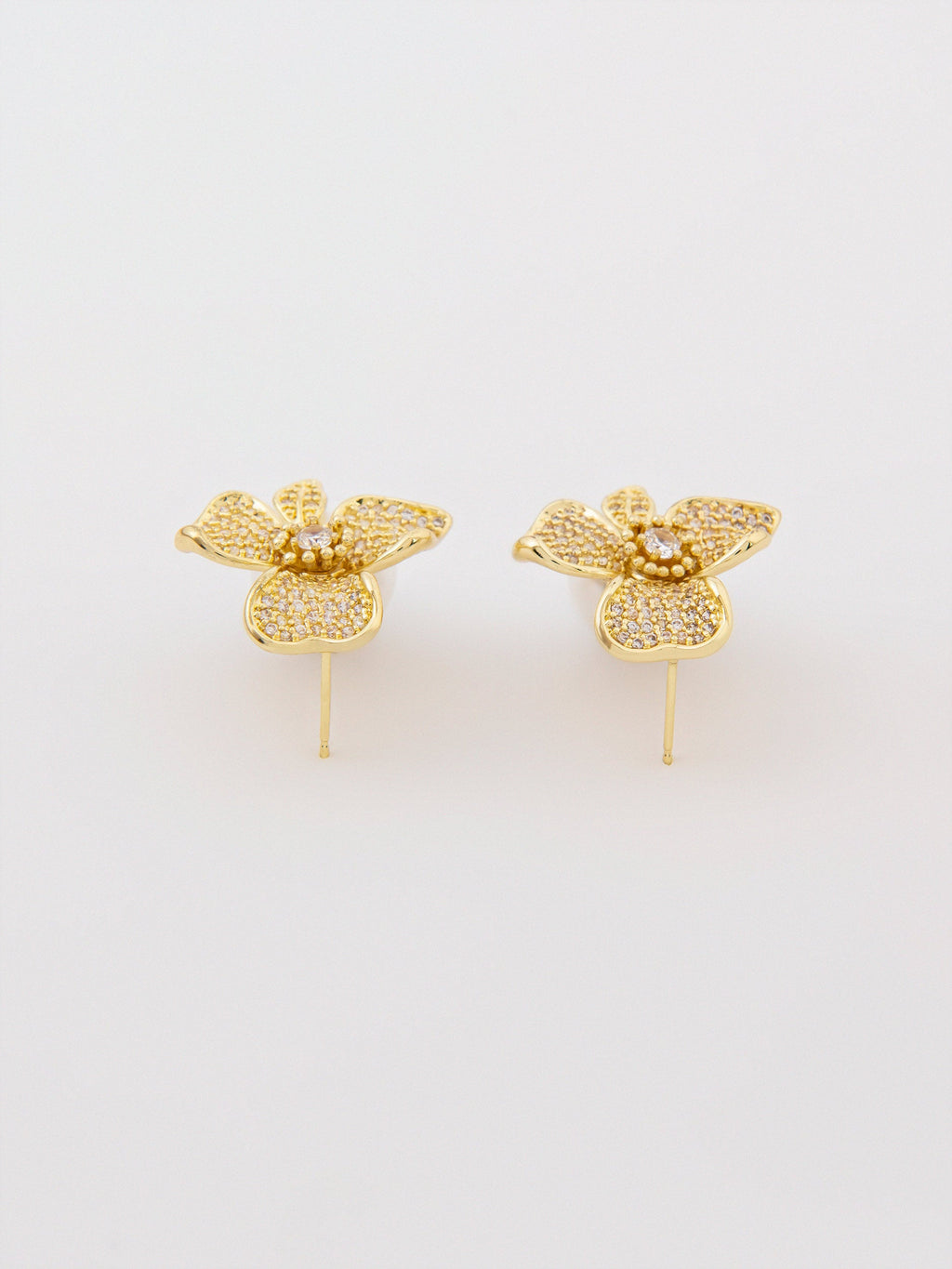 Floral Pearl Studs