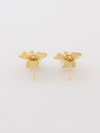 Floral Pearl Studs