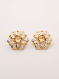 Amber Studs
