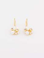 Pearl Cluster Earrings