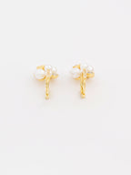 Pearl Cluster Earrings