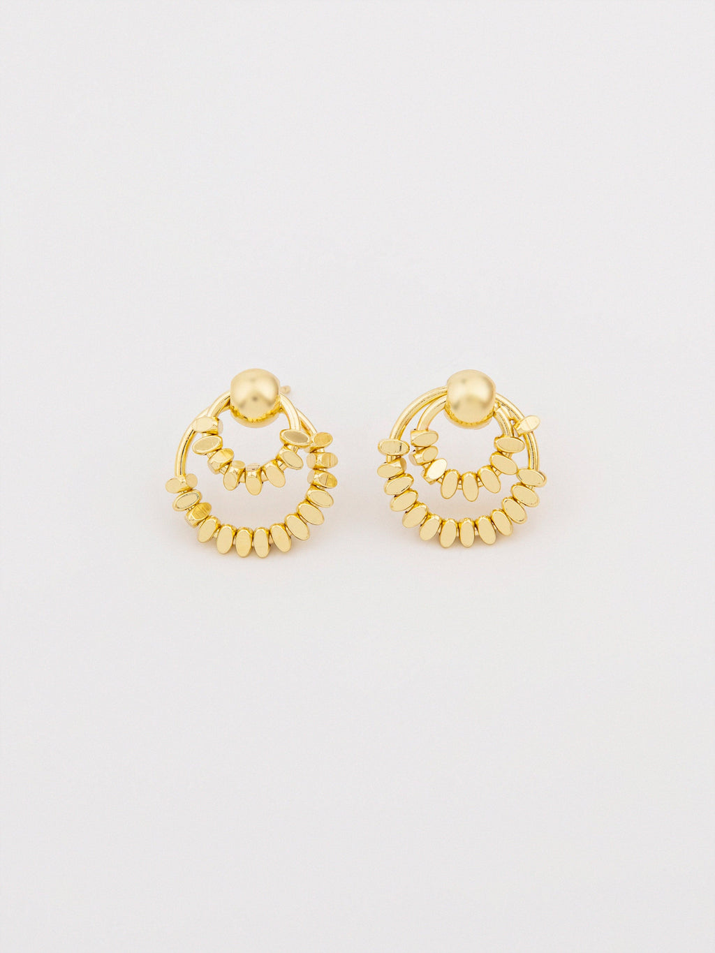 Beaded Hoops