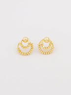 Beaded Hoops