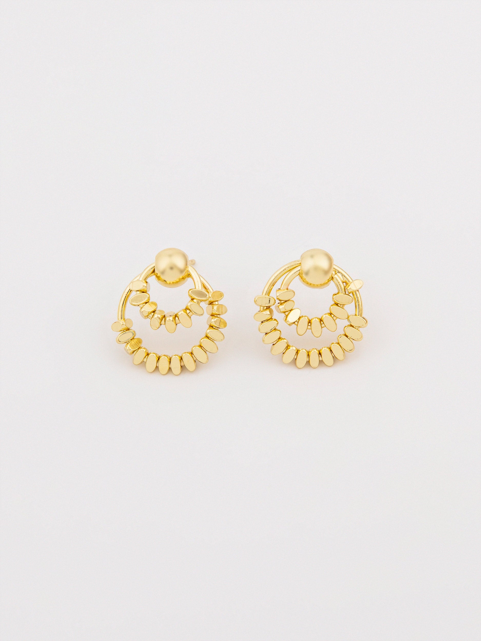 Beaded Hoops