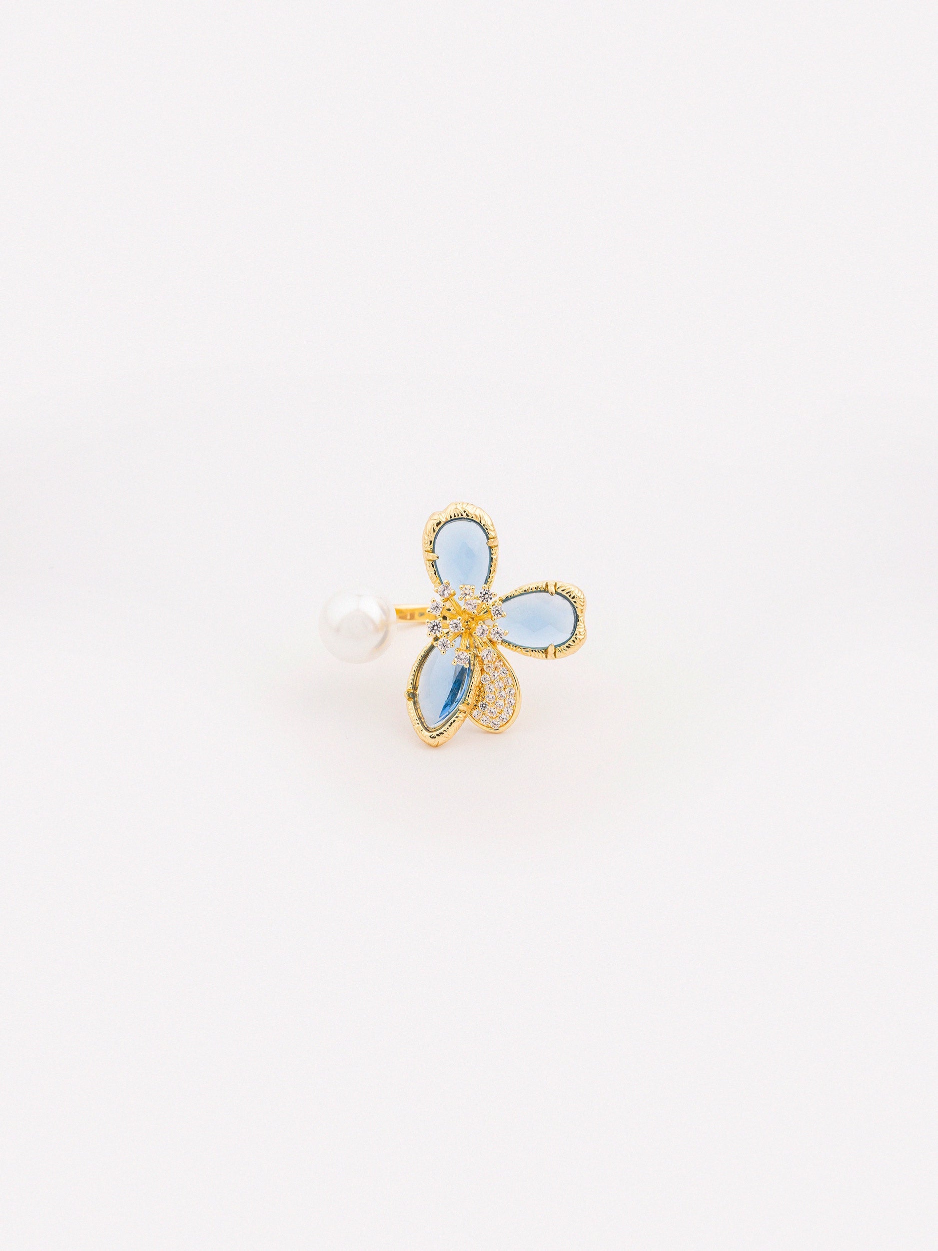 Floral Pearl Ring