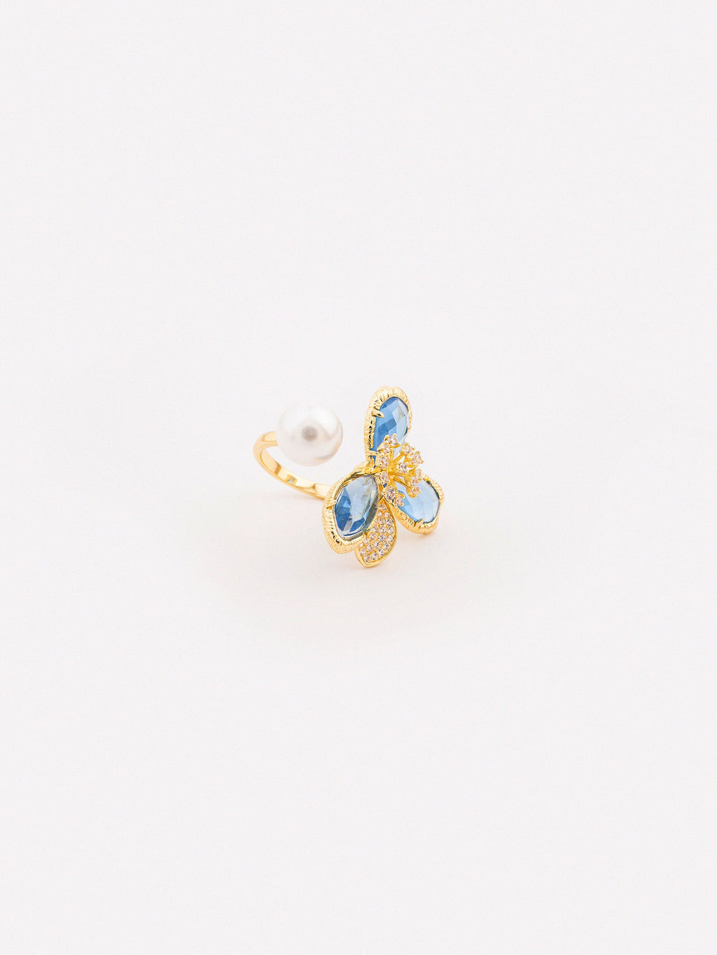Floral Pearl Ring