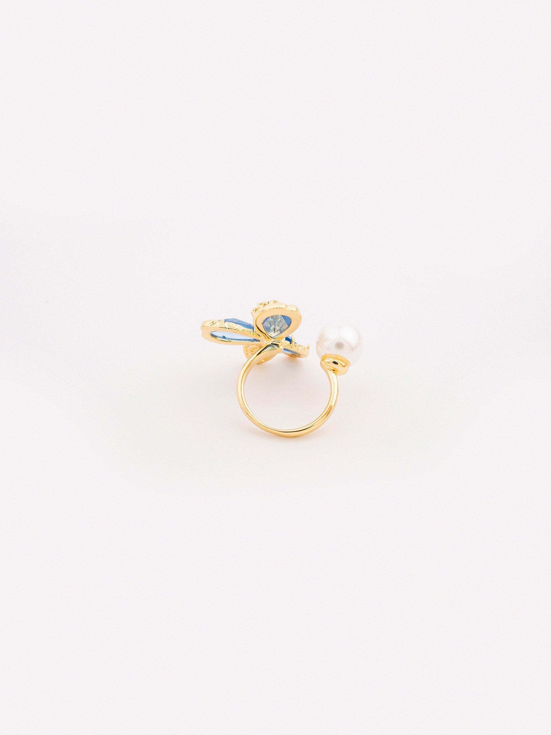 Floral Pearl Ring