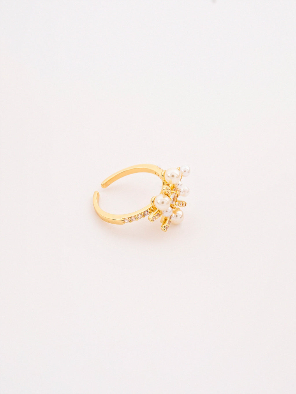 Pearl Crystal Ring