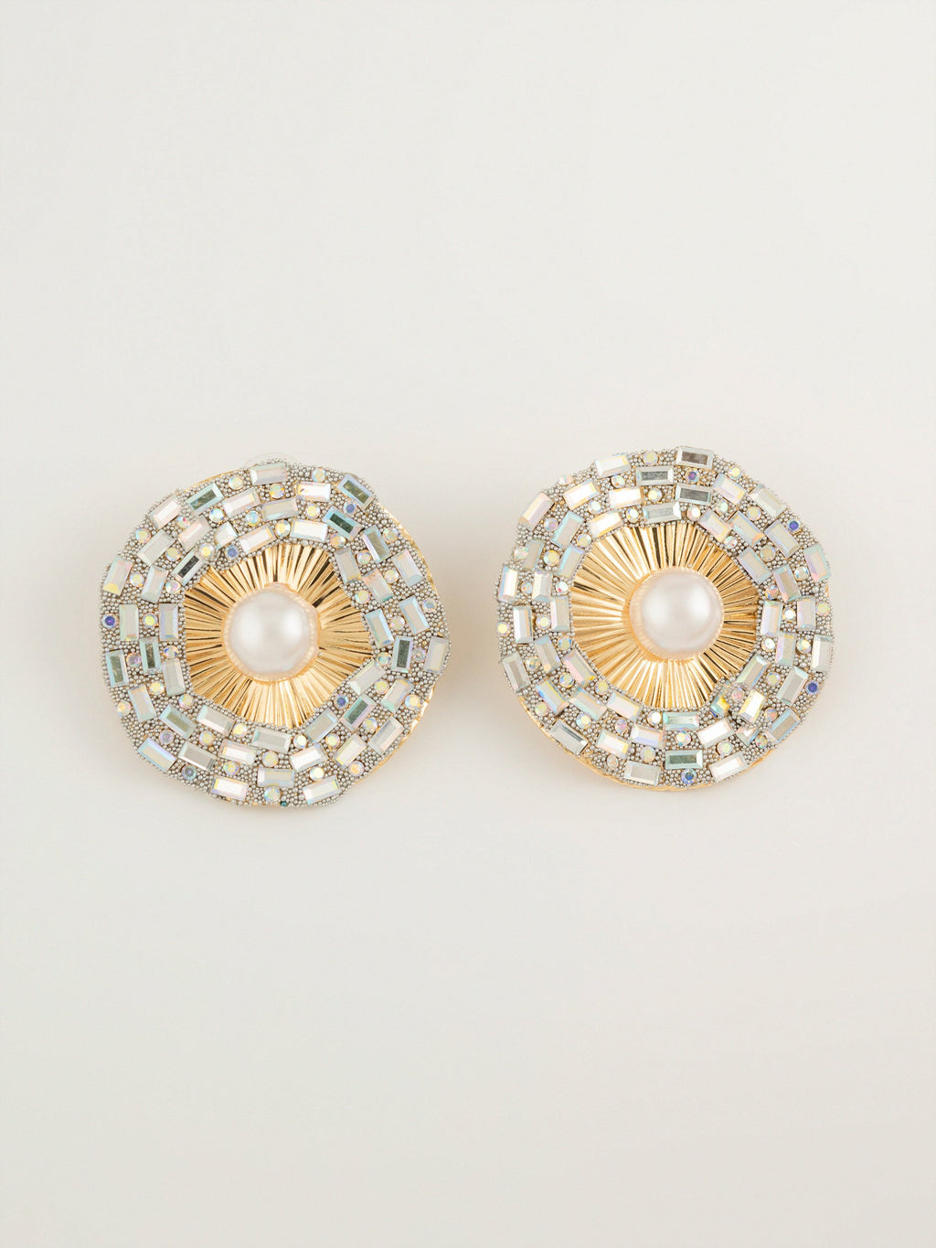 Pearl Halo Earrings