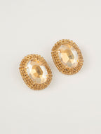 Stone Stud Earrings