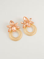 Floral Crystal Earrings