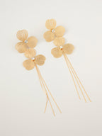 Floral Tassel Earrings