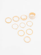 Glossy Ring Set