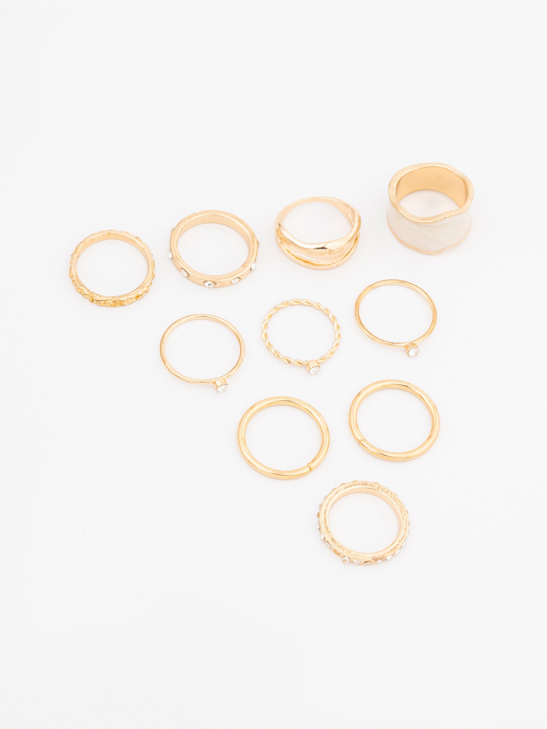 Glossy Ring Set