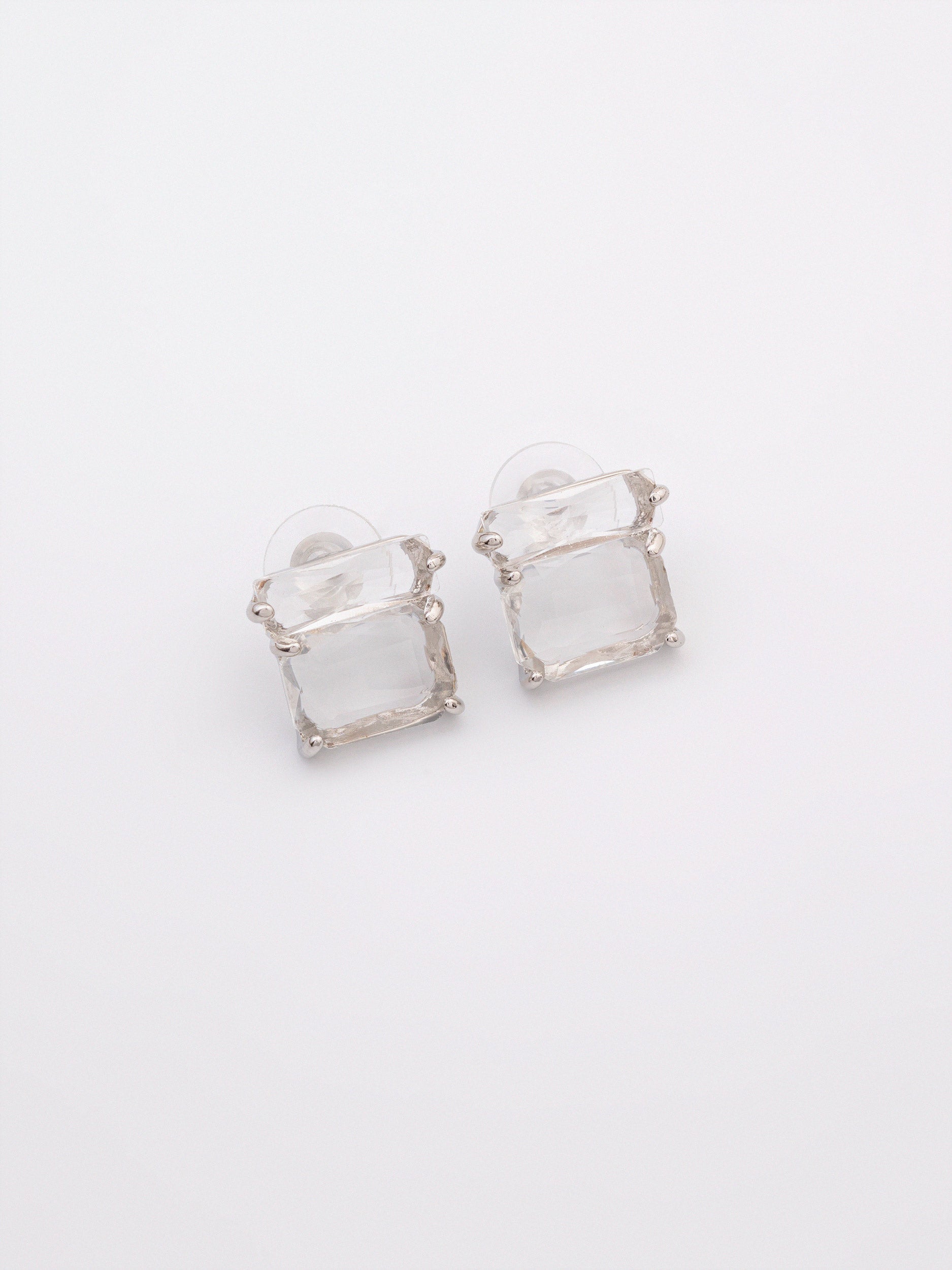 Stone Stud Earrings