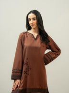 Yarn Dyed Kurti-Embroidered (Pret)