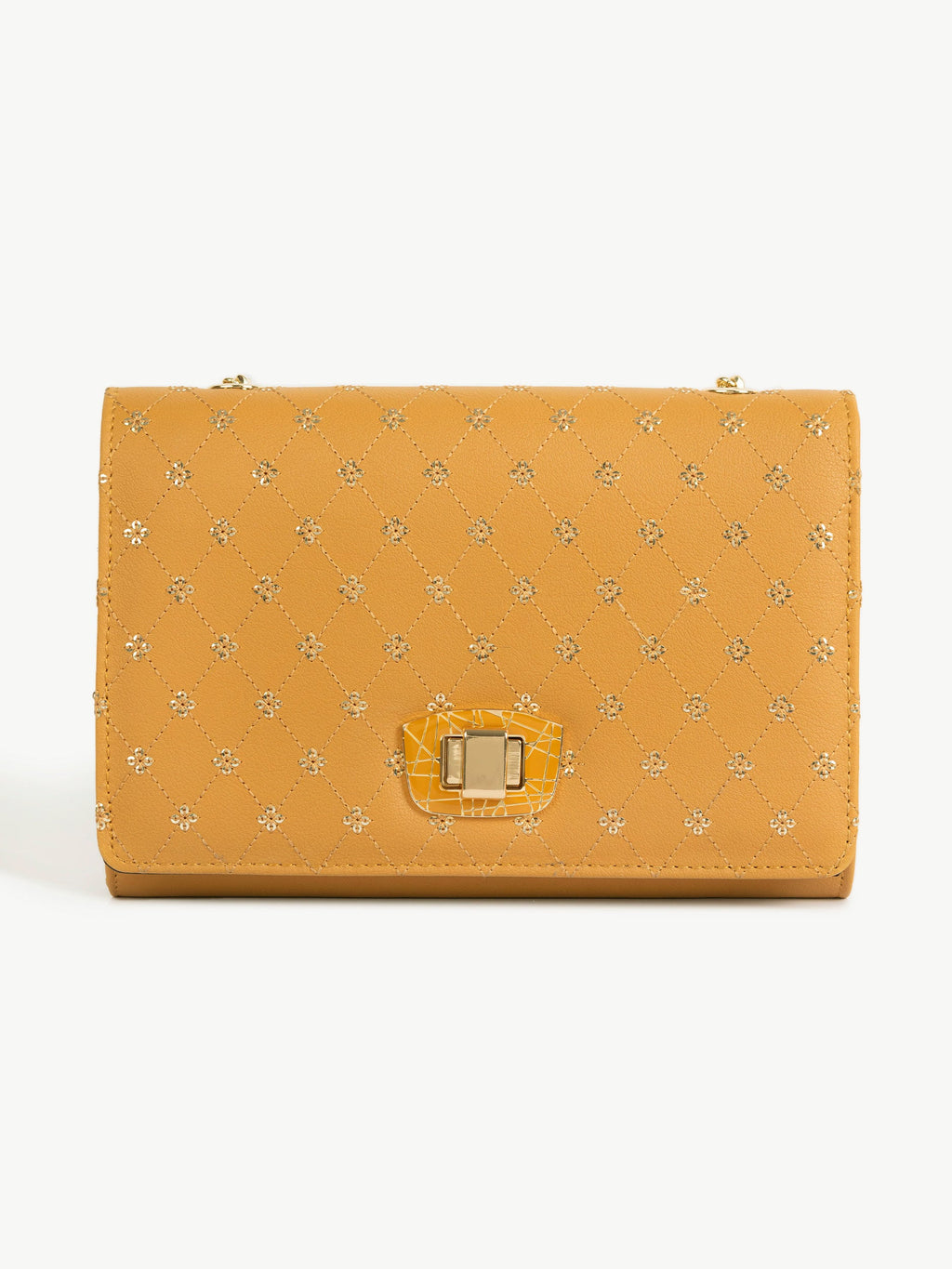 Sequin Embroidered Clutch
