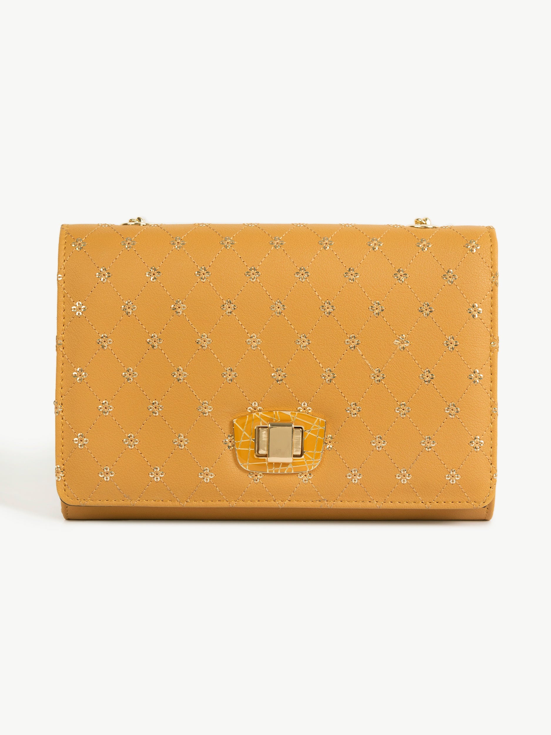 Sequin Embroidered Clutch