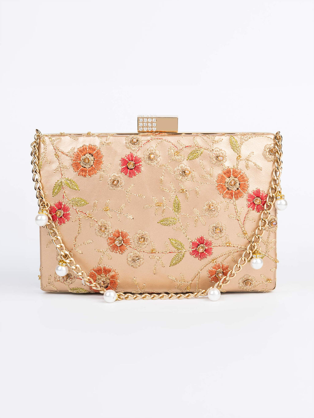Embroidered Clutch