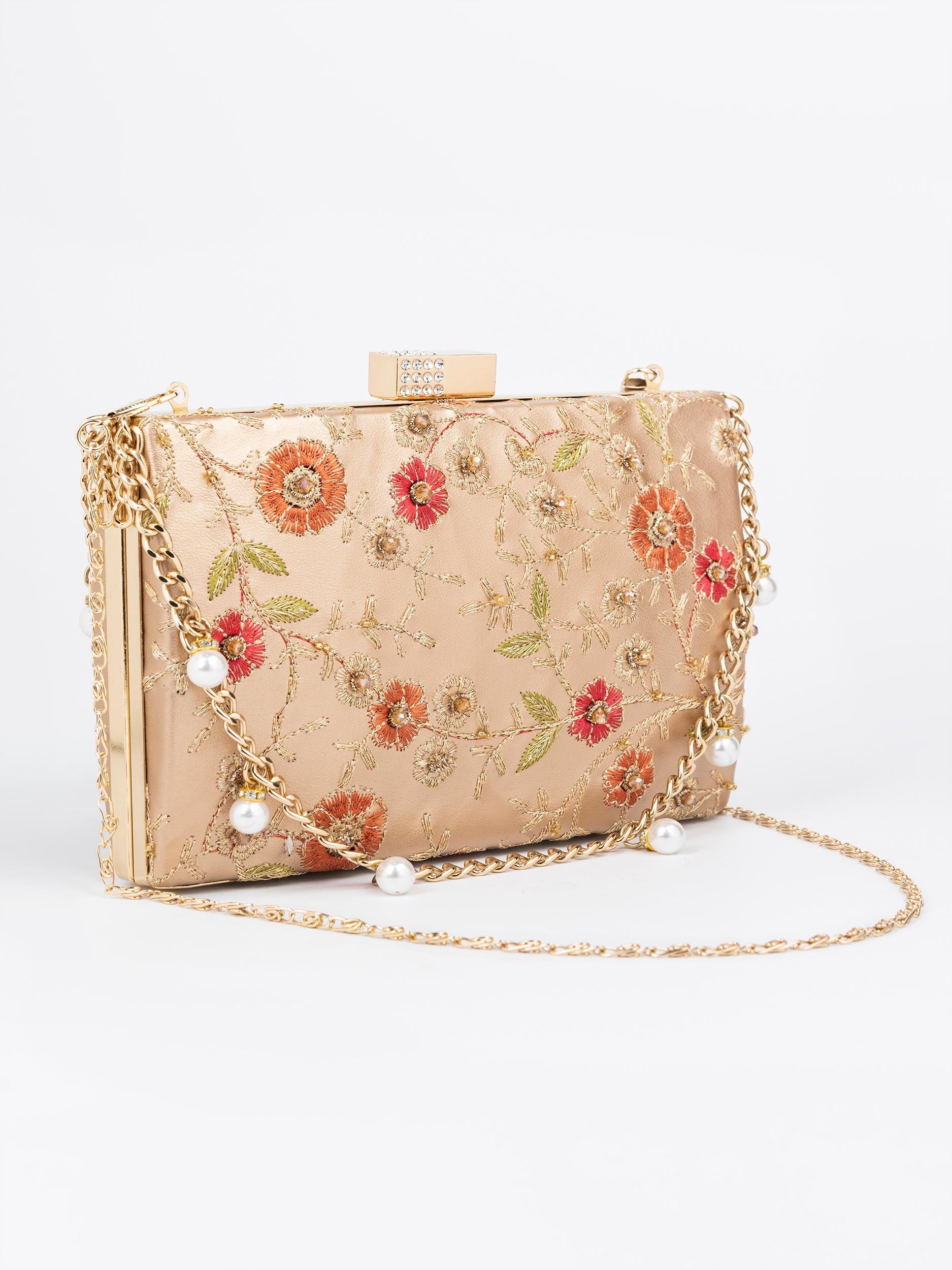 Embroidered Clutch