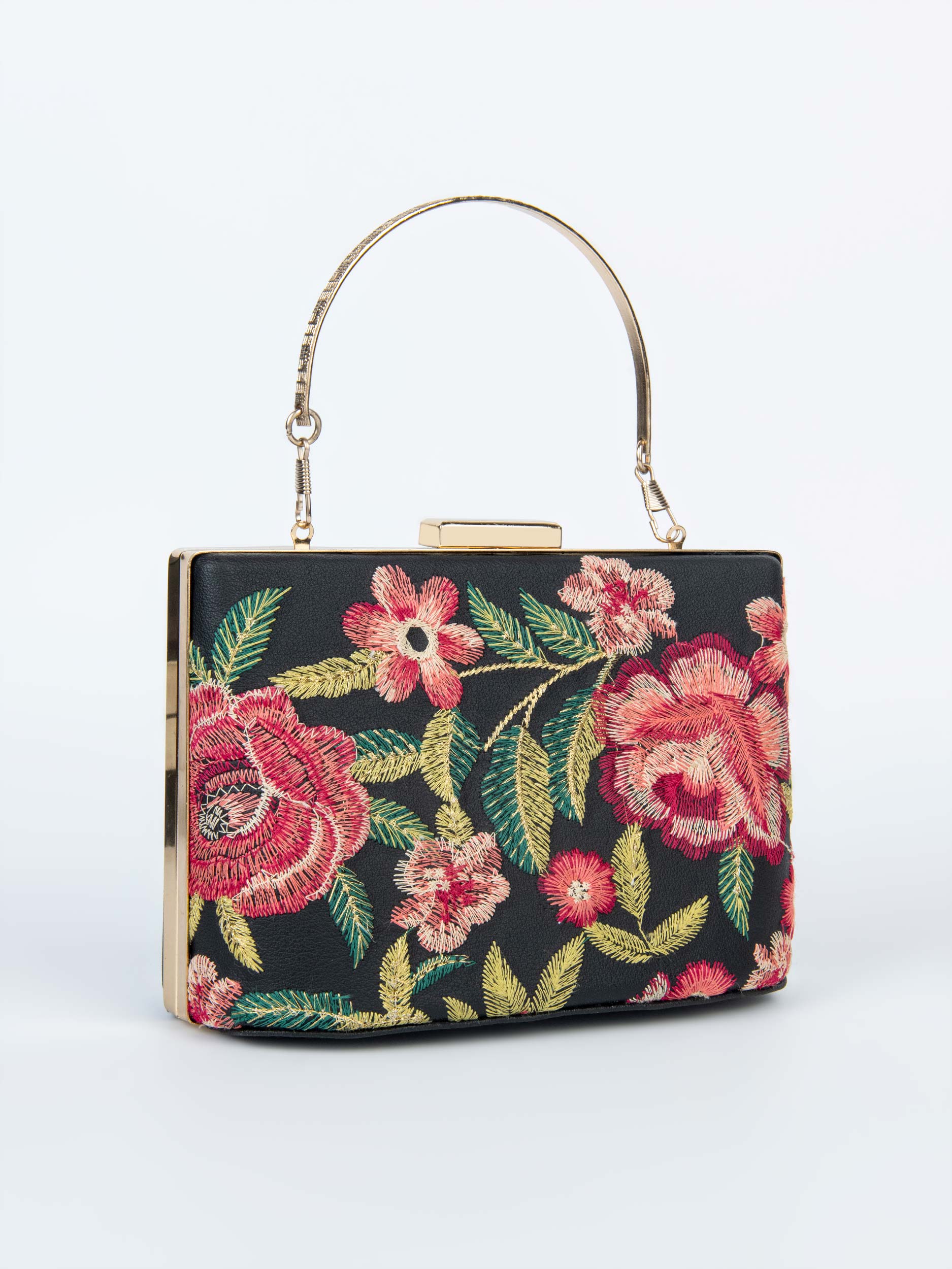 Embroidered Clutch