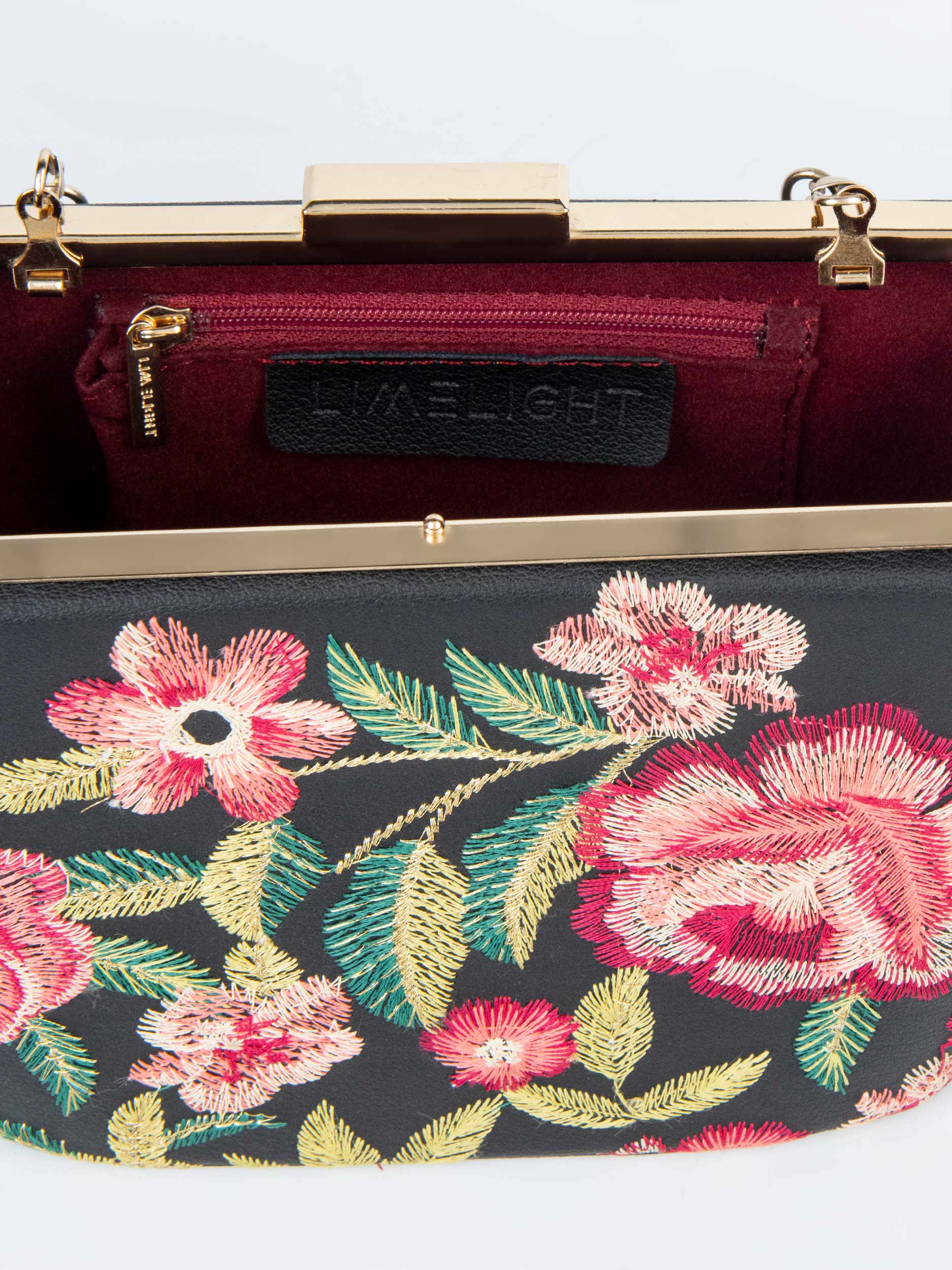 Embroidered Clutch