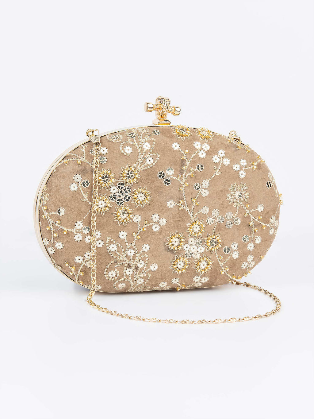 Embroidered Clutch