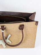 Textured Tote Bag