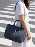 Textured Tote Bag
