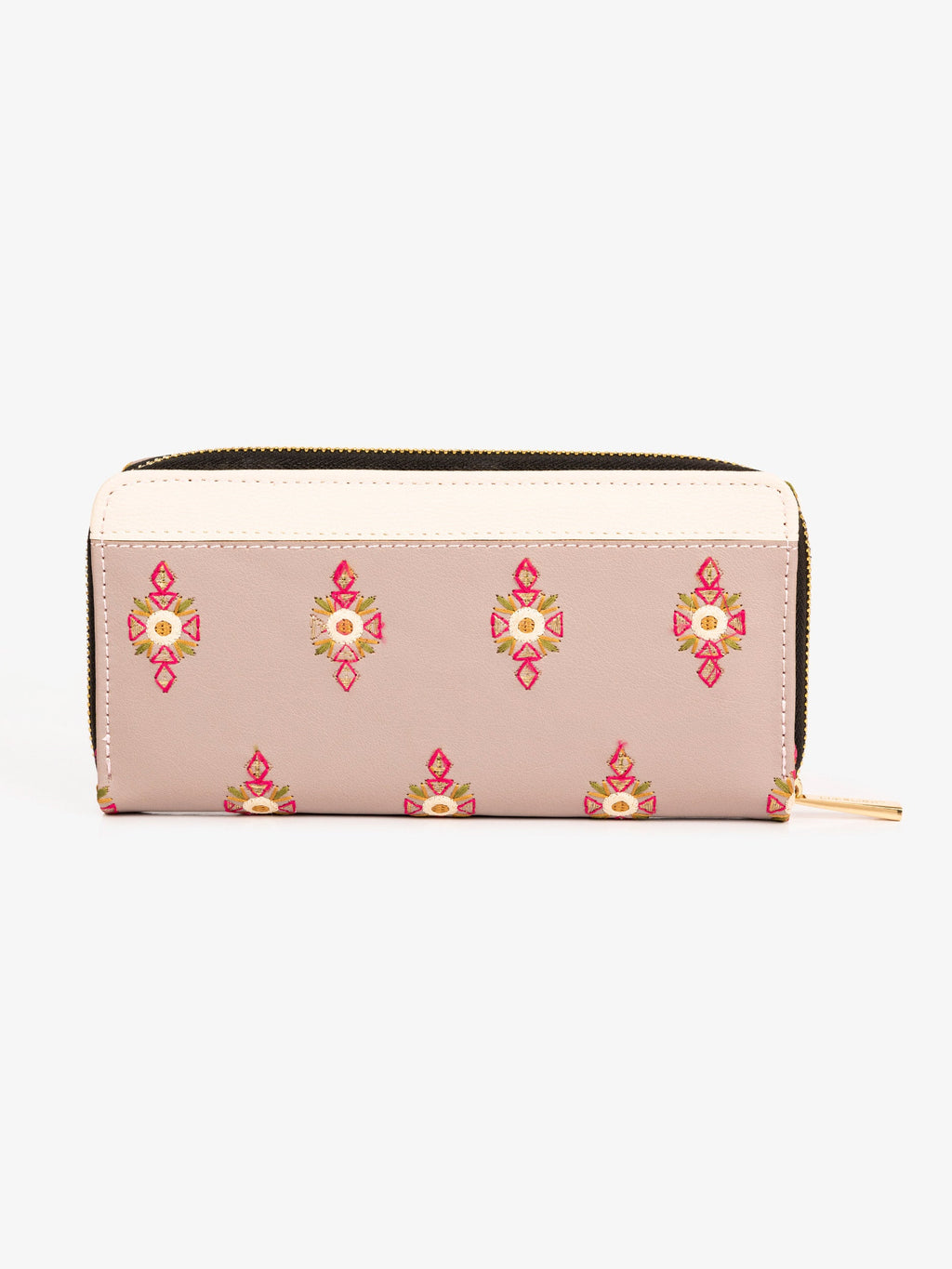 Floral Embroidered Wallet