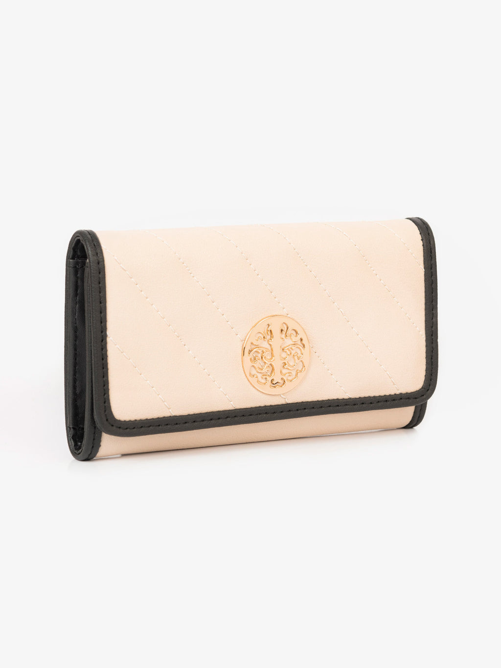 Two-tone Quilted Wallet