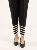 Lace Textured Winter Cotton Trousers