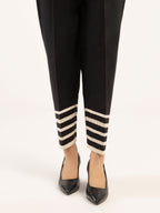 Lace Textured Winter Cotton Trousers