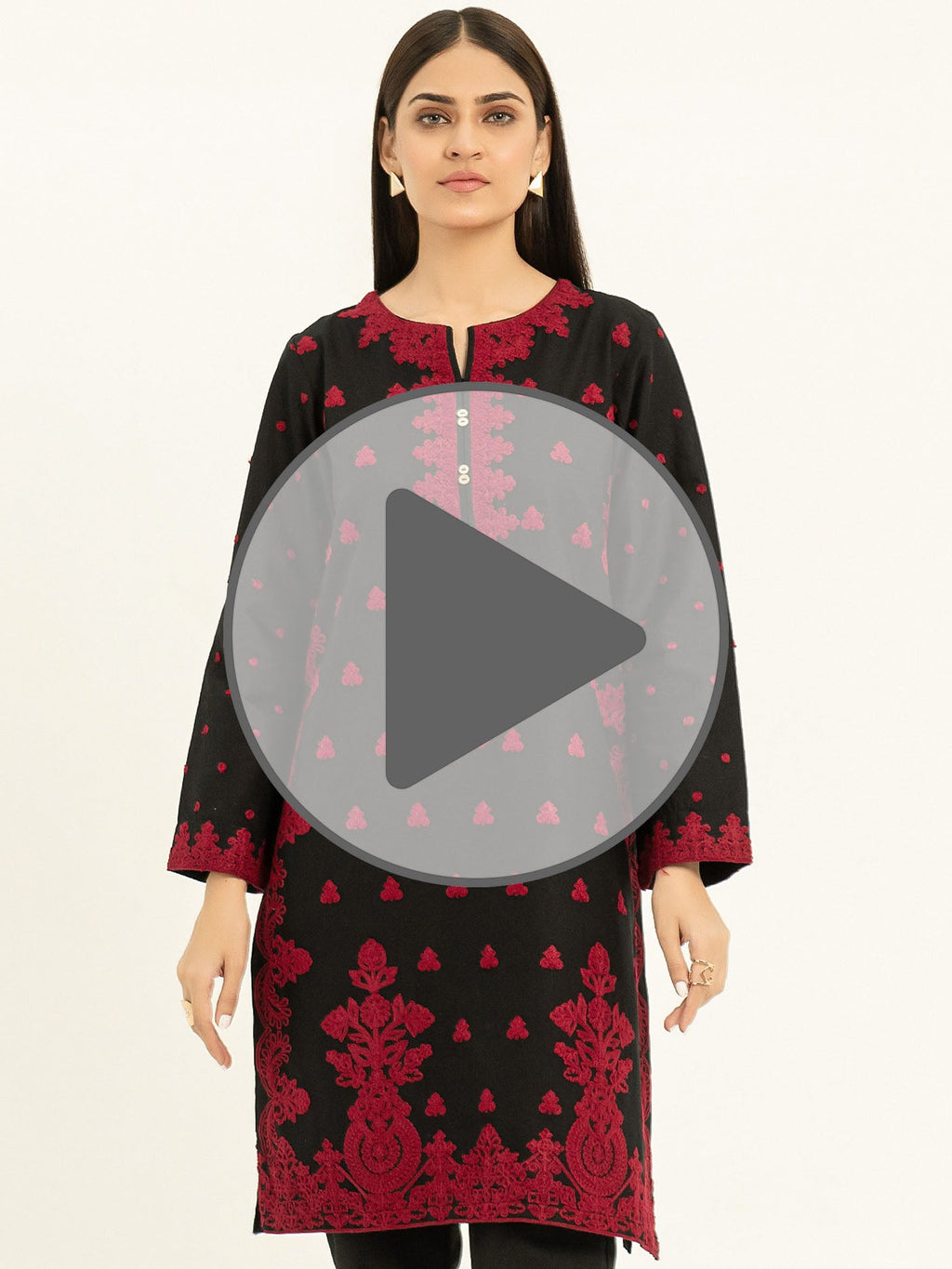 Winter Cotton Shirt-Embroidered (Pret)