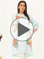 Satin Shirt-Embellished (Pret)